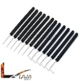 Pack of 12 Teasing Needle Straight +Curved with