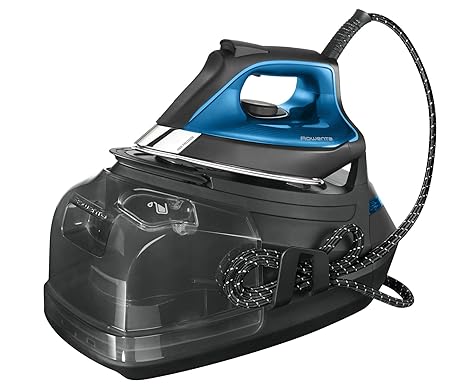 Rowenta Dg9160 Silence Steam Pro Ferro Da Stiro Con Caldaia Silenziosa E Ad 75 Bar Pressione 2800 W 11 Litri Grigio E Blu