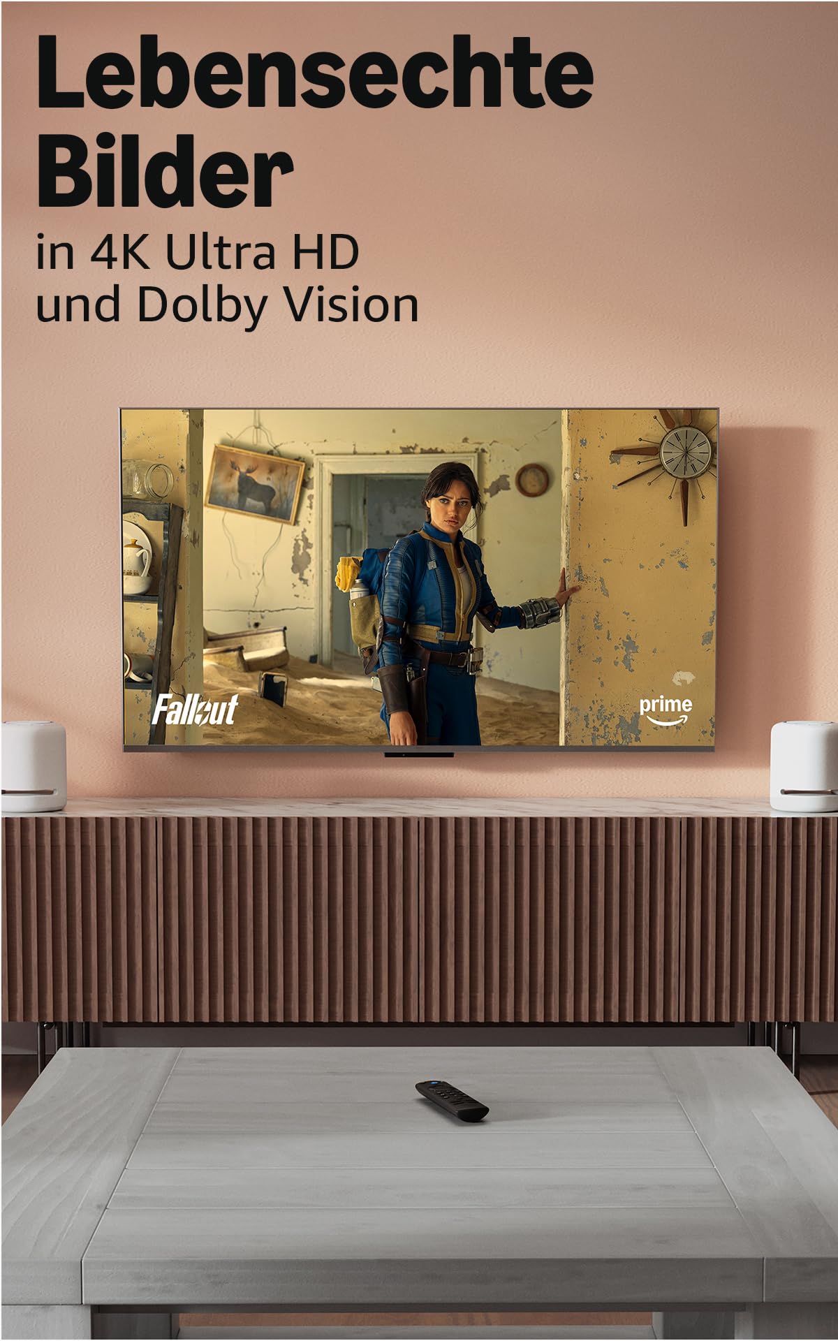 Amazon Fire TV Stick 4K Plus, mit Unterstützung für Wi-Fi 6 sowie Streaming in Dolby Vision/Atmos und HDR10+, finde Serien schneller mit Alexa+ 3