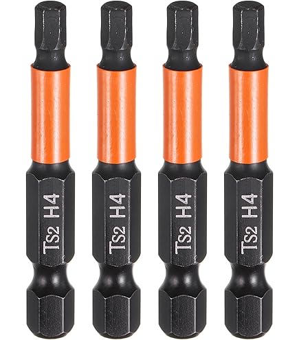 HARFINGTON 2-Pack Hex Head Wrench Drill Bit – 5/32 SAE, 1/4 Hex Shank, 2 Length, S2 Steel Magnetic, For Impact Drivers, Industrial Grade