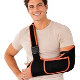 Arm Sling Shoulder Immobilizer, Adjustable Torn Rotator Cuff Injury Brace | Lightweight &amp; Breathable Medical Slings for Elbow/Wrist, Left/Right Slings for Women Men, Clavicle Fracture Surgery Supports