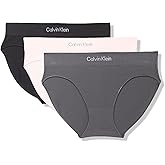 Calvin Klein womens Seamless Rib Brief, 3 Pack