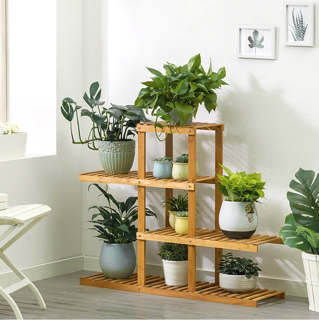 ワンピなど最旬ア フラワースタンド園芸ラック 4ティア竹フラワー プラントラック 棚プラント用鉢植えプラント用鉢 棚棚スタンドラックコンビネーションガーデン用棚 屋外庭用ガーデン98x28x80cm ラワースタンド J 園芸ラック B07cqvgmdh ランキング Poliklinika