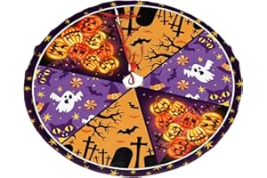 MAJOUG Halloween Tree Skirt Christmas Tree Ornaments Tree Skirt for Christmas Decoration 30"