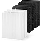 3+12 D360 Filter Replacement D3 Compatible with Winix D360 Air Purifier,Part # 1712-0101-02 Model，D360 HEPA Filter Replacement 3 True HEPA Filters + 12 Activated Carbon Pre-Filter. (3+12Set)