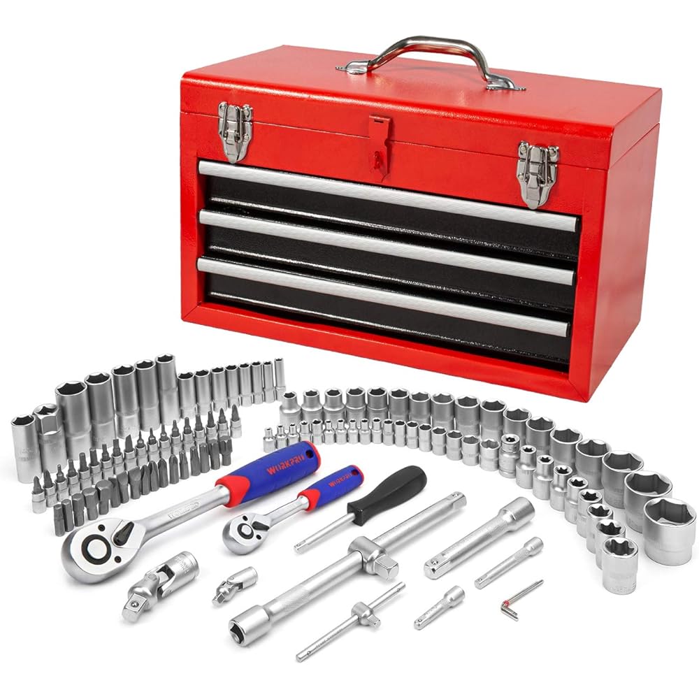 13/mo Finance Go Light 3Drawer Metal Toolbox Portable Tool Chest