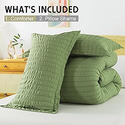 Cosybay Sage Green King Comforter Set - 3 Pieces
