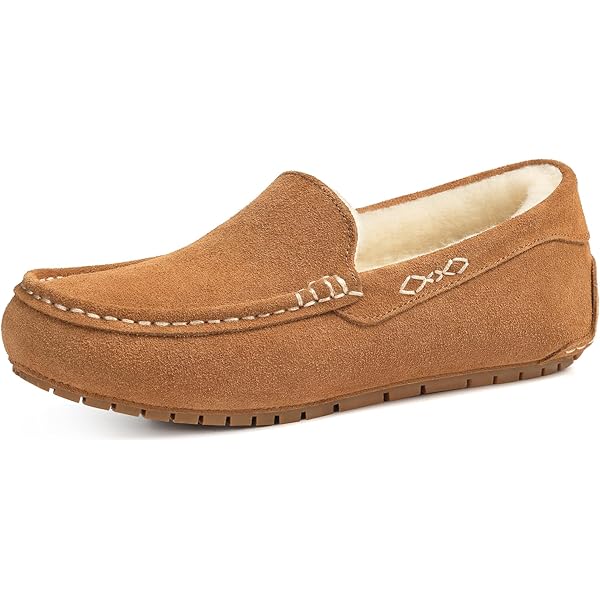 Pantoufles Mocassin Femme Tempur-Pedic Laurin Taille 7 M - Couleur Rubis, Daim, Technologie Confort