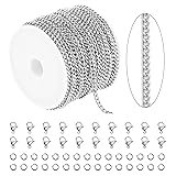 KYUNHOO 10m Silver Stainless Steel Jewelry Making