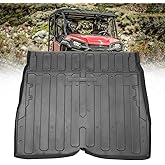 KEMIMOTO Rear Bed Mat Liner Compatible with Pioneer 1000-5 2016-2025, Innovative Extra Edge Lip, All-Weather Protection, Precision Fit, TPE Rubber Cargo Bed Liner Mat 5 Seater, Accessories