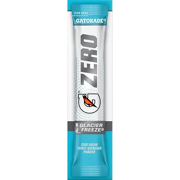 GATORADE – SPORTS DRINKS G ZERO POWDER PACKETS GLACIER FREEZE, 0.10 OUNCE(PACK OF 10)