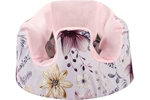 JUNDETYE Baby Seat Cover Compatible with Bumbo Seat, Soft Comfortable Seat Cover for Baby Girl Boy, Breathable Removable Cover for Baby Seat, Machine Washable, Vintage Flower