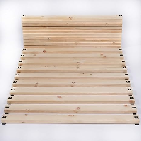 TUGA-Holztech Zirben Holz Zirbelkiefer metallfrei Rollrost Lattenrost Naturholz bis 300kg Flächenlast (Gurtband nicht montier
