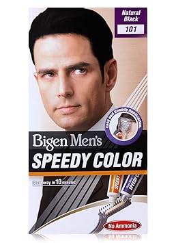 Bigen Mens Speedy Color - Natural Black 101, 80g Carton