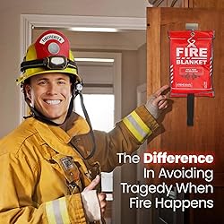 Xtreme Gears Emergency Fire Blanket 2 Pack 40” x