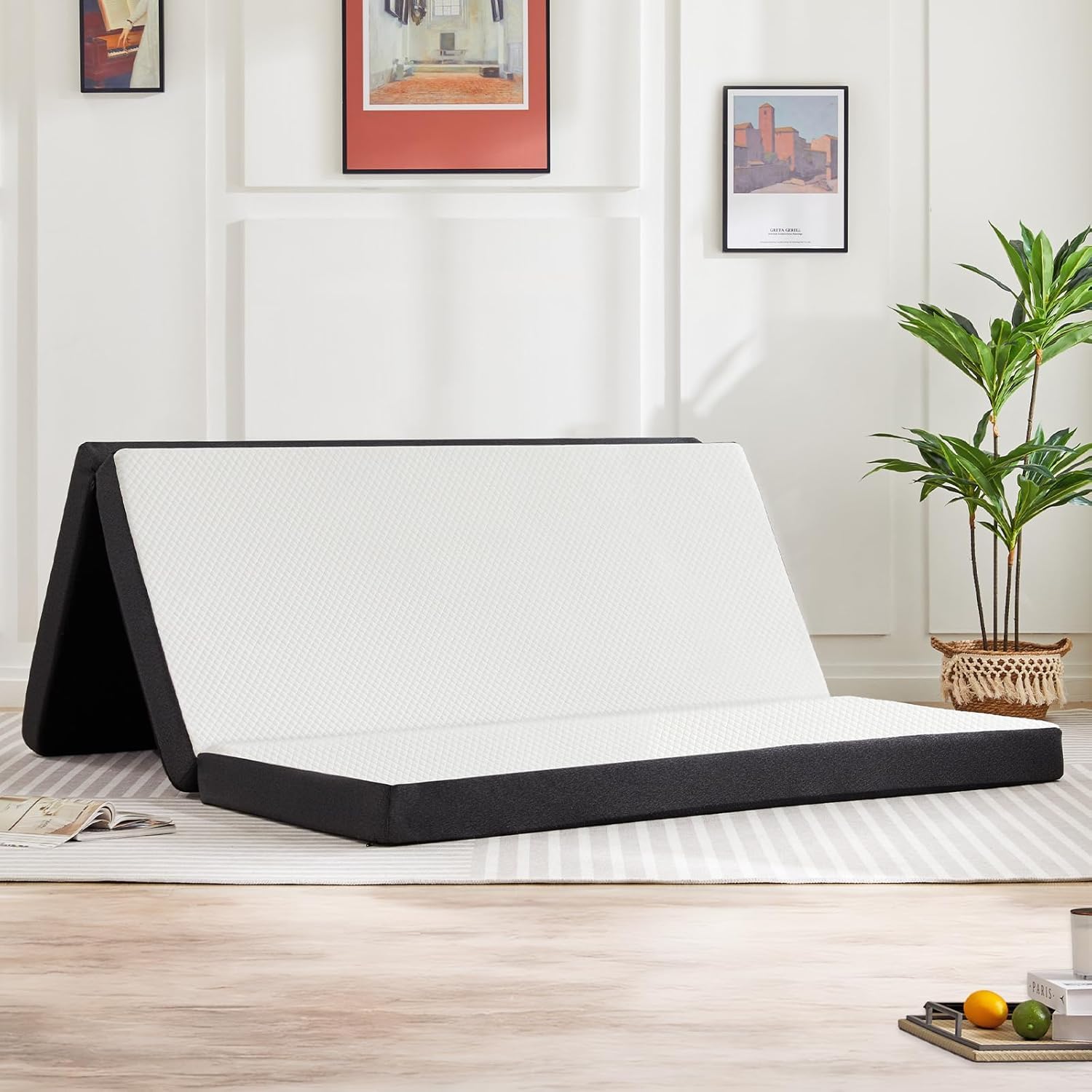 Sweetcrispy Tri-Fold Memory Foam Mattress - 3 inch