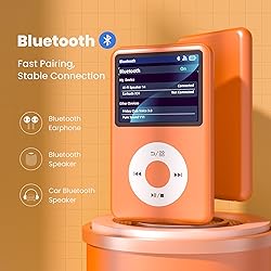 128G Mp3 Player with Bluetooth, 2.4" Portable Mini