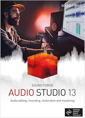 Amazon Com Sound Forge Audio Studio Version 13 Audio Editing Recording Restoration And Mastering In One Pc Download Software