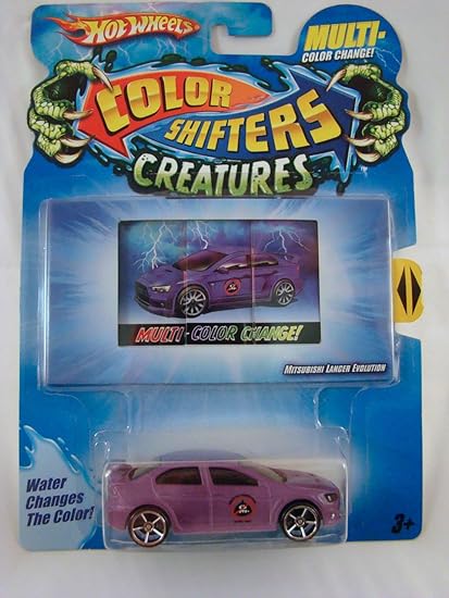 hot wheels mitsubishi lancer evolution x color shifters