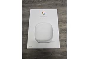 Google Nest WiFi Pro 6E GA03030-US Fast Speed and Whole Home Coverage Mesh Router -Color Snow