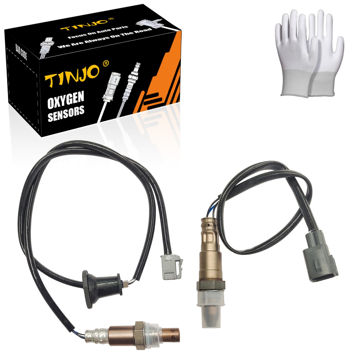Photo 1 of TINJO O2 Oxygen Sensor Upstream & Downstream Compatible with Toyota Corolla 2011-2013 1.8L L4 North American Built, Oxygen O2 Sensor for Toyota Matrix 2011-2014 1.8L L4 Replace OE# 2344305 2349112