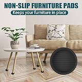 TaoTazon Rubber Castor Cups 2in 4Pcs Floor Protectors Non Slip Furniture Pads view 4