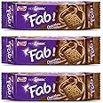 Parle Hide and Seek, Fab! Flavored Chocolate Chip Covered Cookies, Product of India, 3 Packs (Chocolate)