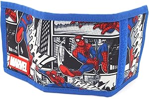 DISNEY KEXMY Superhero Spiderman Trifold Wallet for Boys, Men