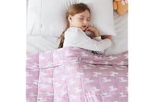 L'AGRATY Weighted Blanket - 36"x48" 5lbs Weighted Blanket Microfiber Material with Glass Beads Small Blanket for All-Season Summer Fall Winter Soft Thick Blanket