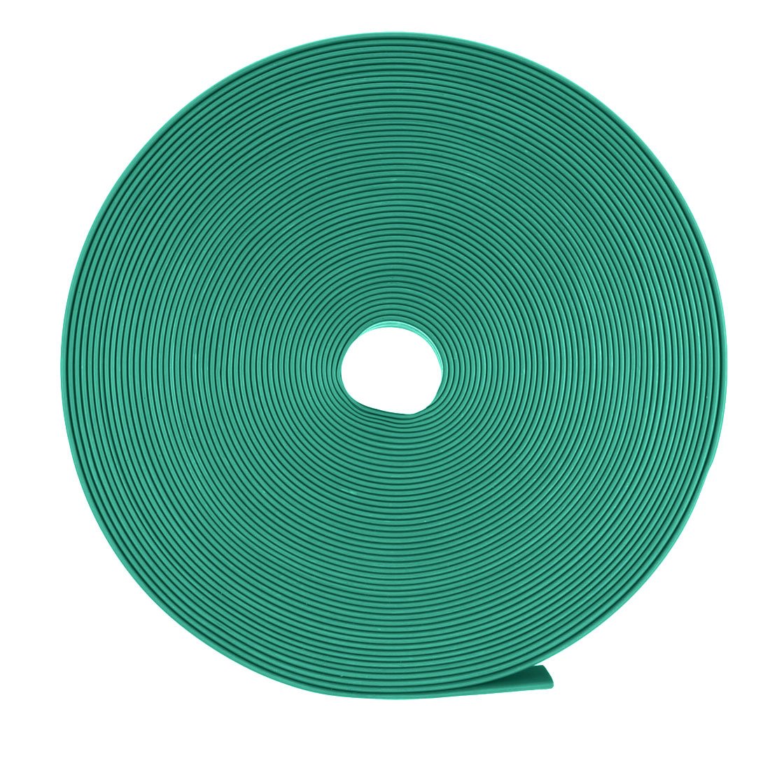 sourcing map Heat Shrink Tubing 12.5mm Flat Width 10m 2:1 Heat Shrink Wrap Cable Sleeve Tube Green
