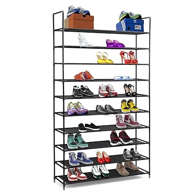 10 Tier Stackable Shoe Rack Holds 50 Pairs Bahrain Ubuy