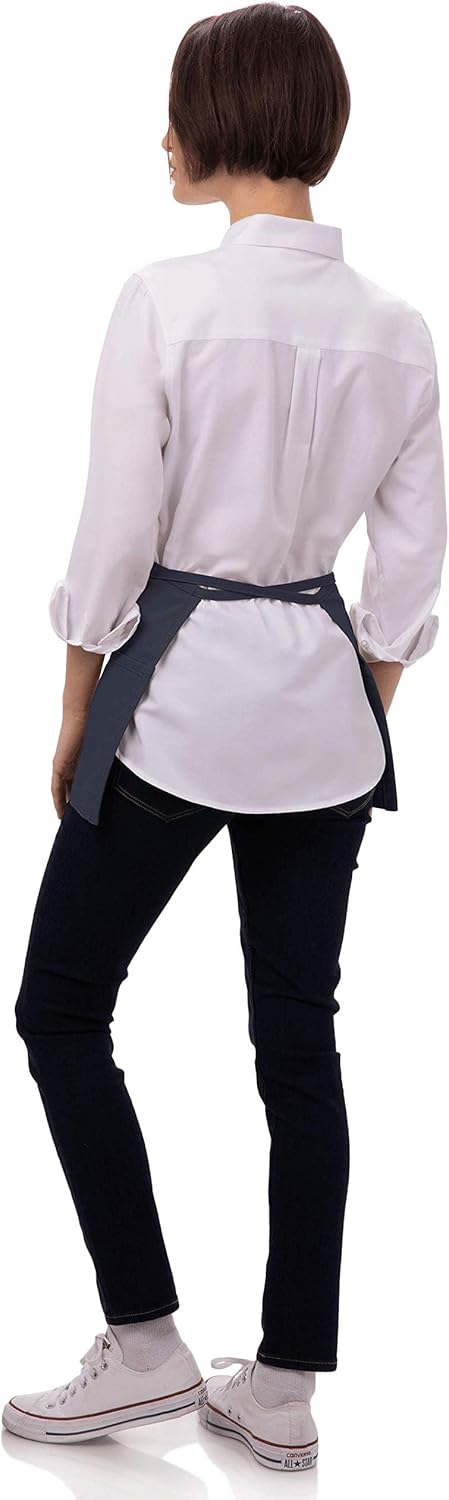Chef Works Waist Apron, Navy, One Size: Clothing