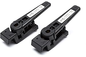 General Motors Accessories 19211291 Tonneau Cover Clamp Kit with Release Handles and Labels, Black