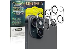 1 Pack Camera Lens Protector for iPhone 12 Pro, 3D Integrated Silk Screen Printing, 9H Glass, Unbreakable Protection Case Fri