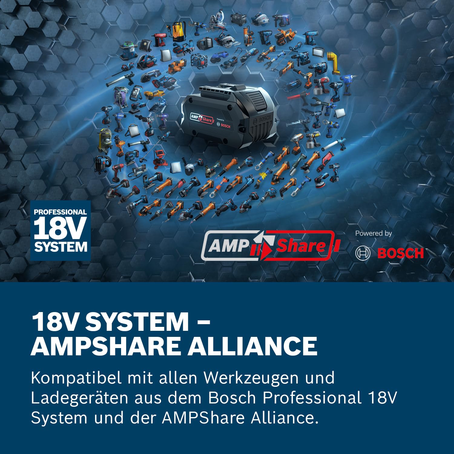 Bosch Professional 18V System Akku GBA 18V 5.0Ah 3
