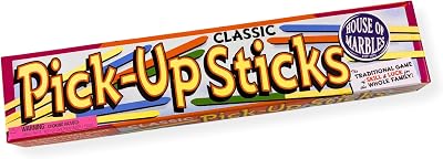 House of Marbles Wooden Pick Up Sticks Game - Approx 31 Sticks, 18cm Long