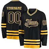 Custom Hockey Jersey Personalized Ice Hockey Shirt Stitched Or Printed Name Number Logo Sports Practice Jersey for Men Women