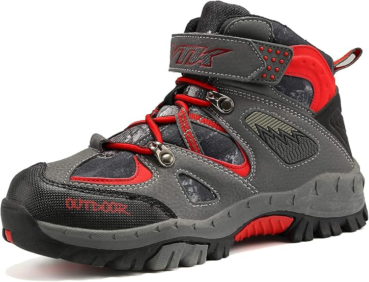 Kids Hiking Boots Boys Girls Outdoor Walking Climbing