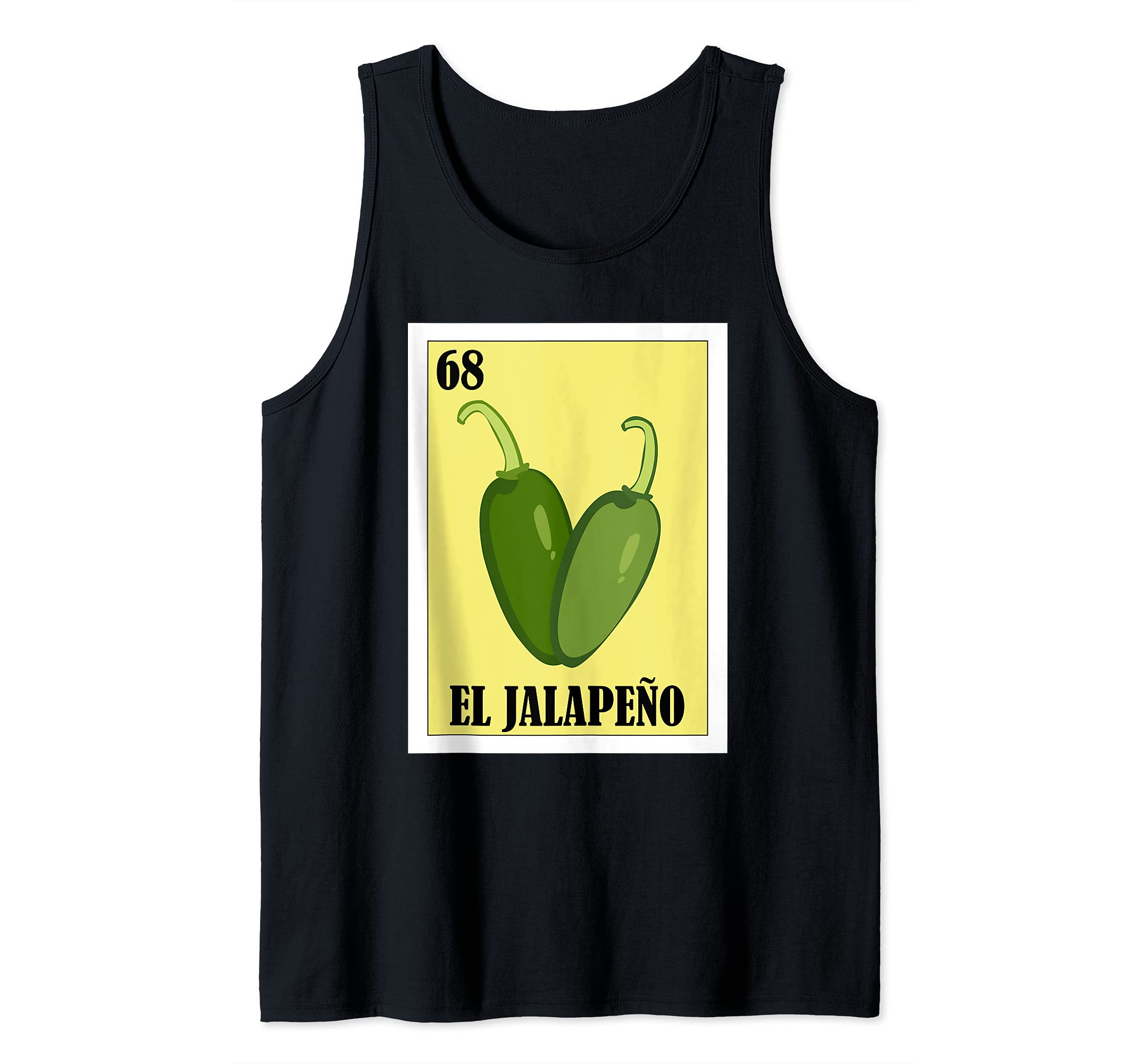 Spanish Chili Design - Mexican Lottery El Jalapeño Tank Top