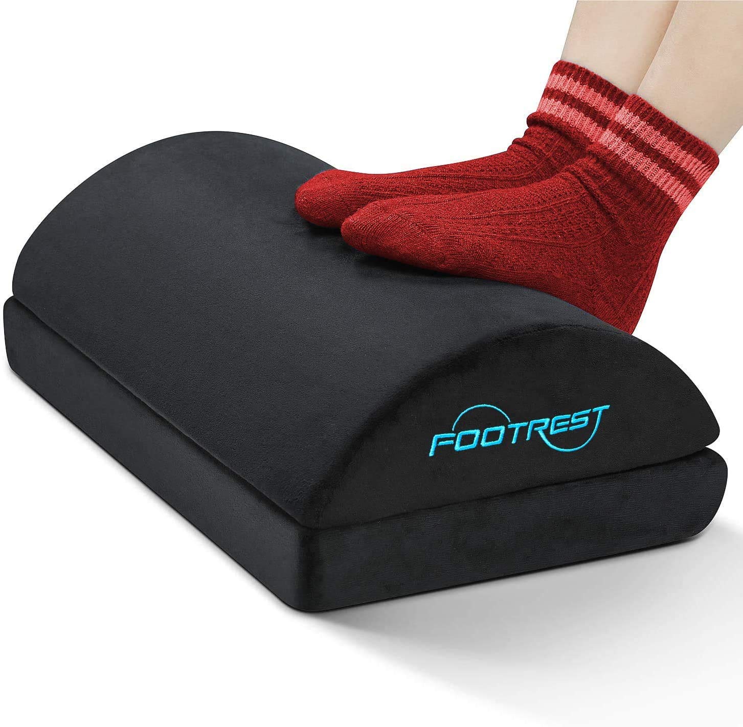 Foot Rest for Under Desk at Work,Adjustable Foot Rest for Optimum Level of Comfort, Ergonomic Office Desk Foot Rest Under Desk Footrest with Non-Slip Bottom, Desk Foot Stool Work from Home Accessories