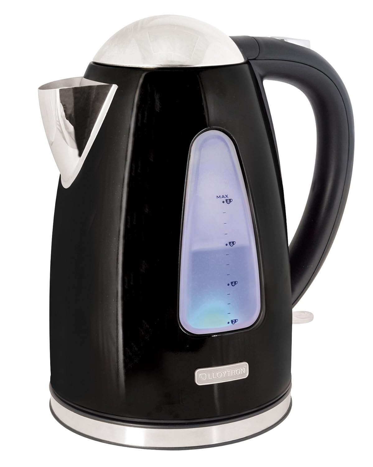 Lloytron 360 Rapid Boil Cordless Kettle, 1.7 Litre, 3 Kilowatt, Black