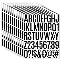 1000 Pcs Waterproof 2" Vinyl Alphabet & Number