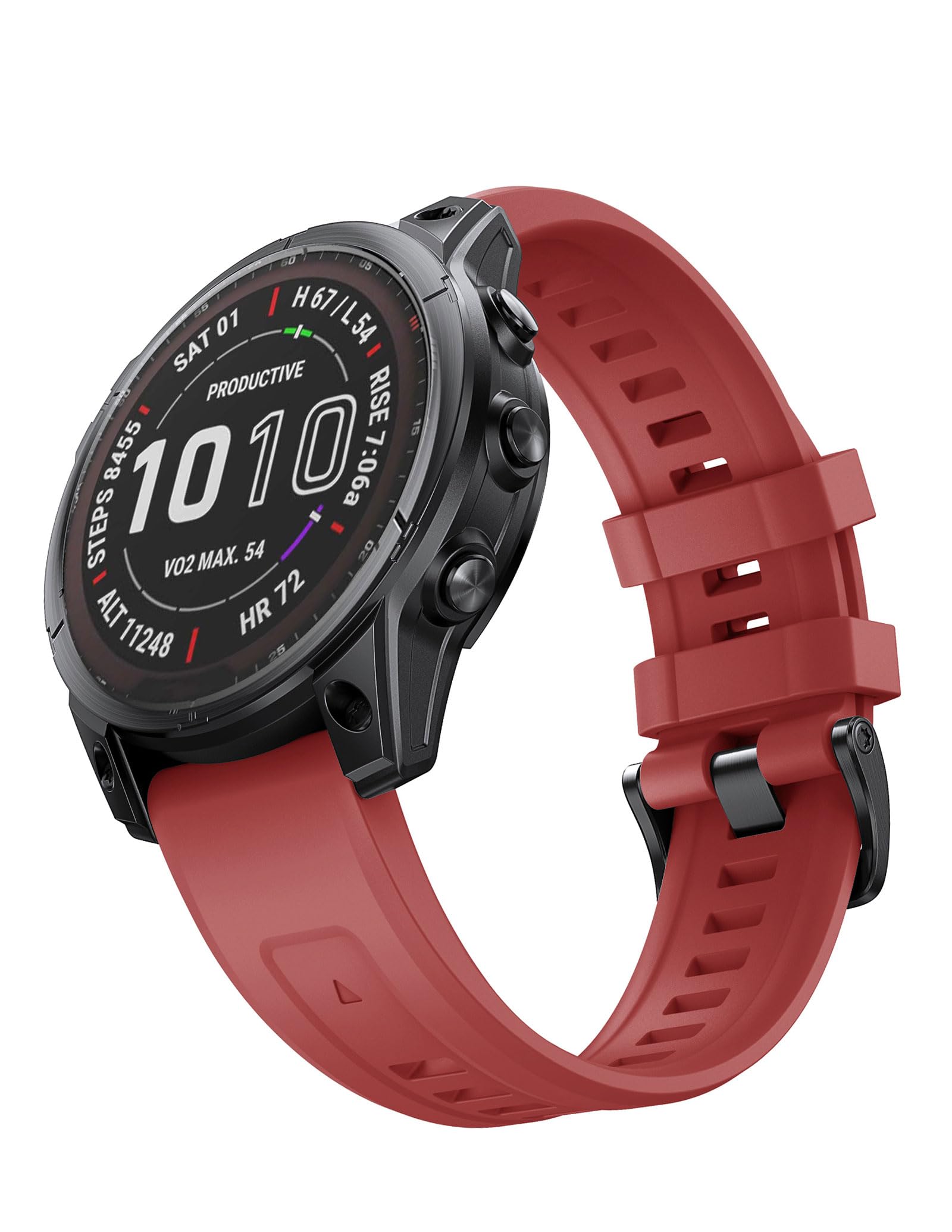 Watch Strap for Garmin Fenix 7X Pro/6X Pro, 26mm QuickFit Replacement Band for Garmin Fenix 7X/6X/5X/5X Plus/3/3 HR, Descent Mk1/Mk2/MK2i, Instinct 2X