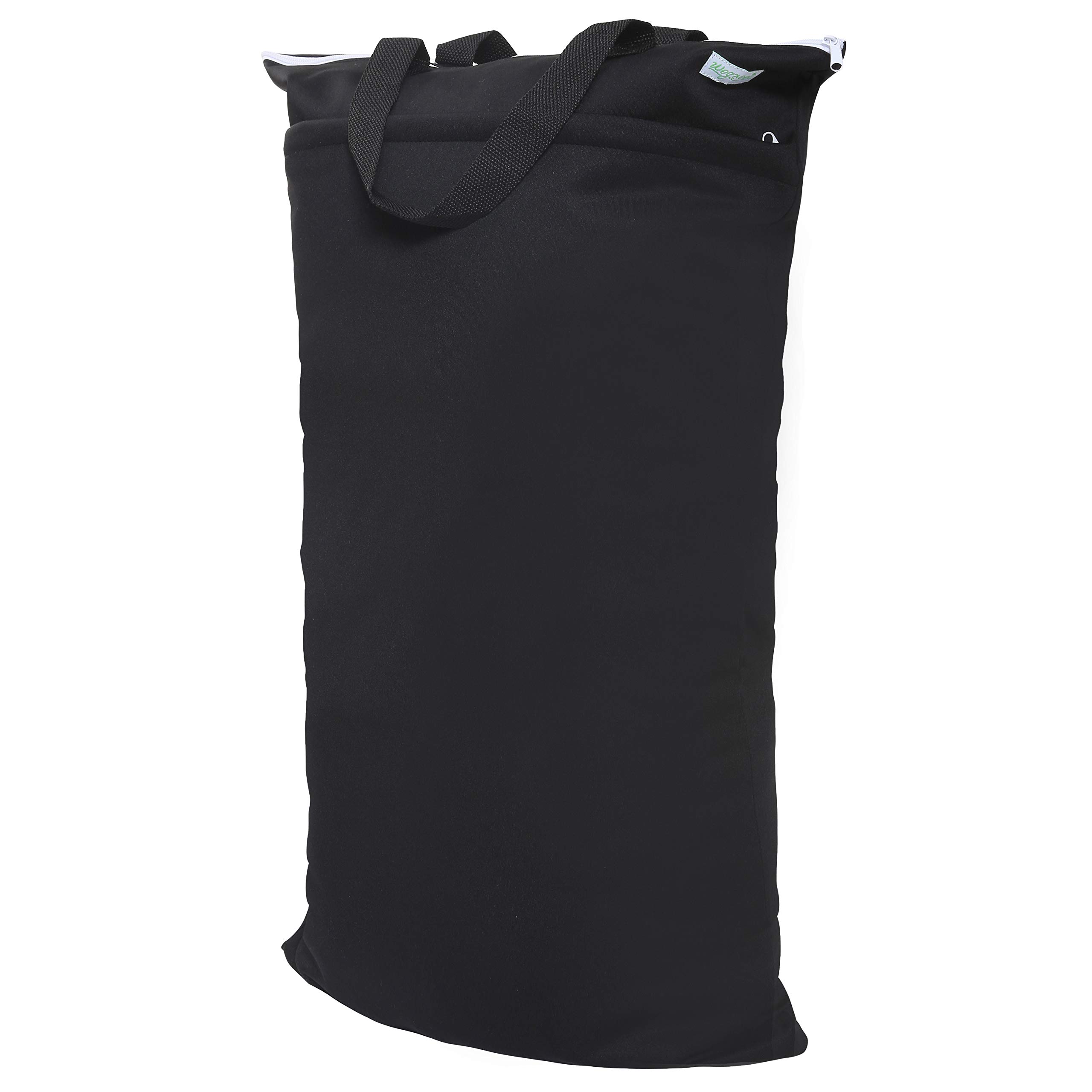 Photo 1 of wegreeco Large Reusable Hanging Wet Dry Cloth Diaper Bag (Black)