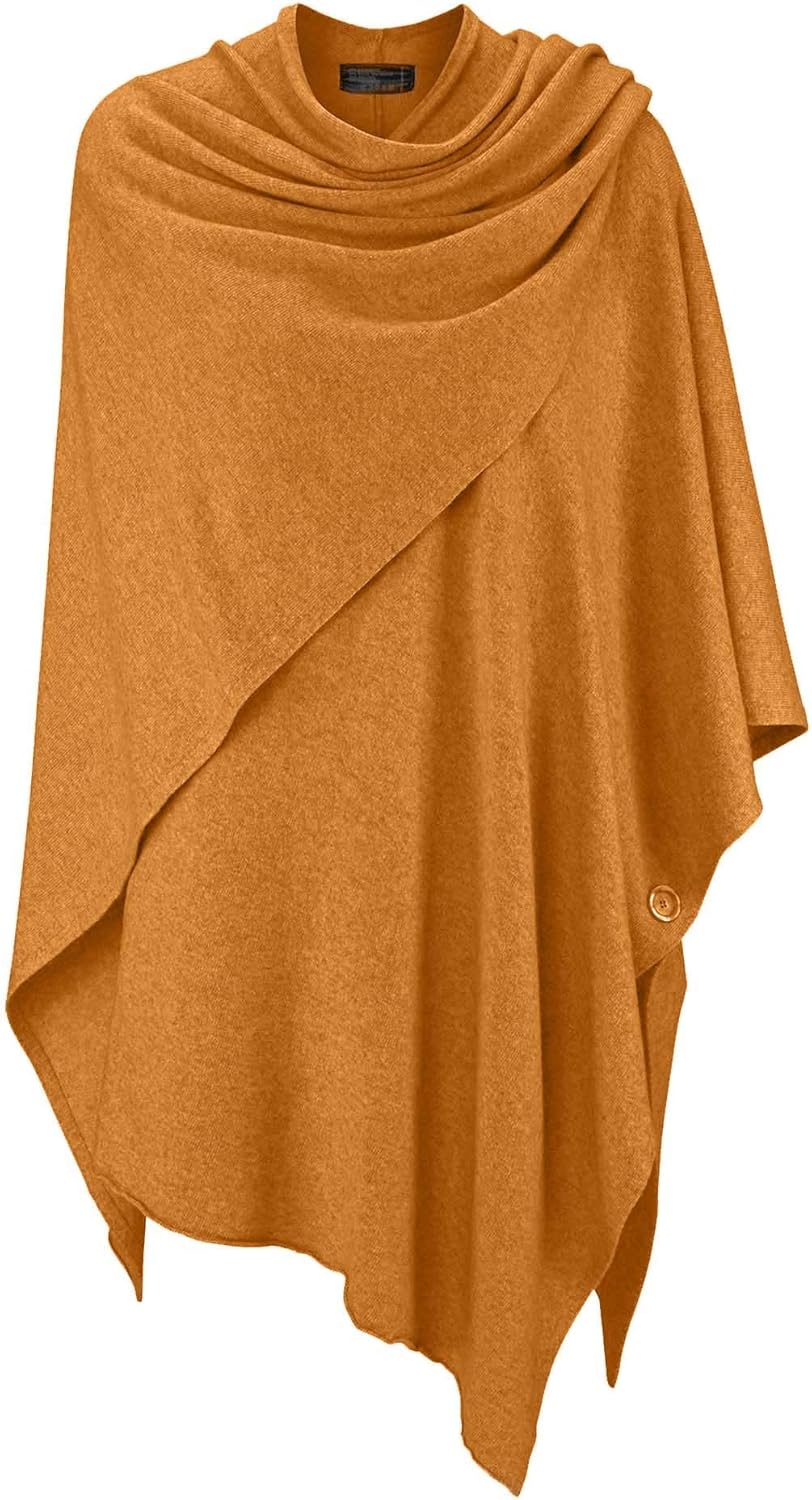 knitted shawl with sleeves