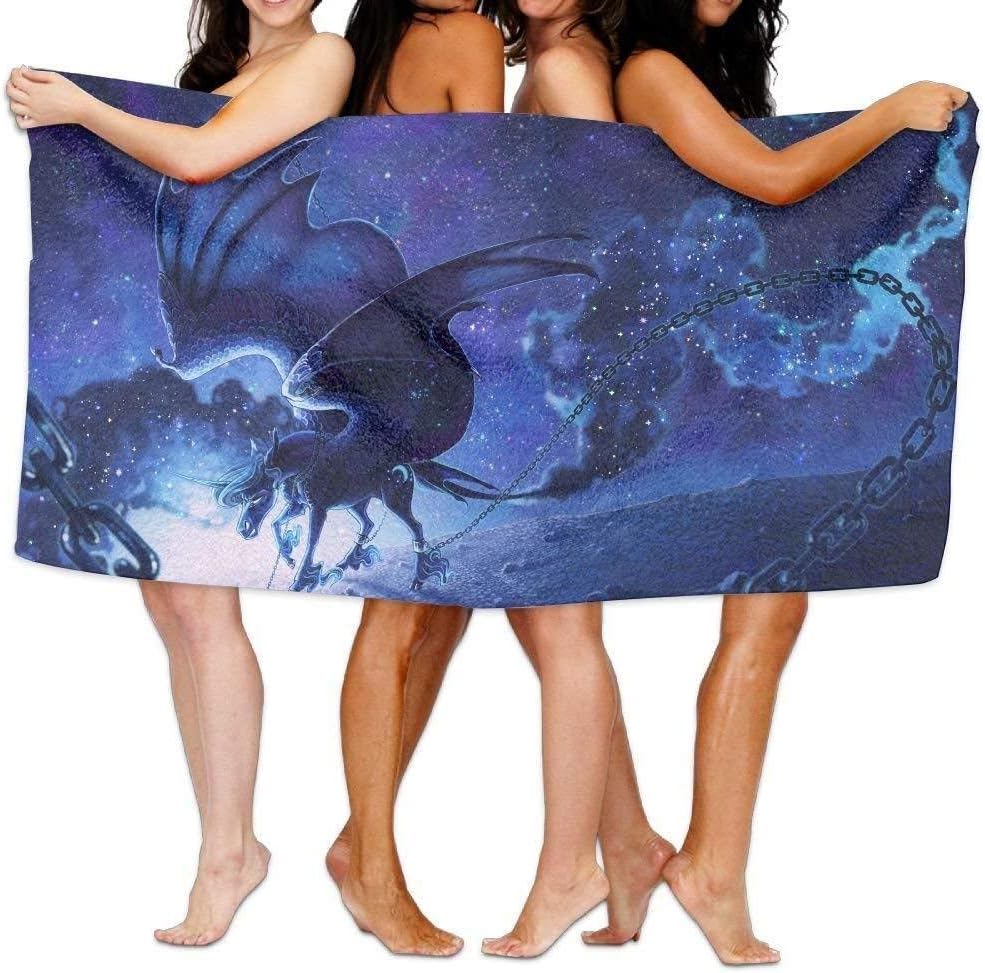 RGFJJE Unicorn Shackles Luxury Bath Towel Hotel & Spa Extra-Absorbent Towel 31.5 X 51.2 for Beach & Bath
