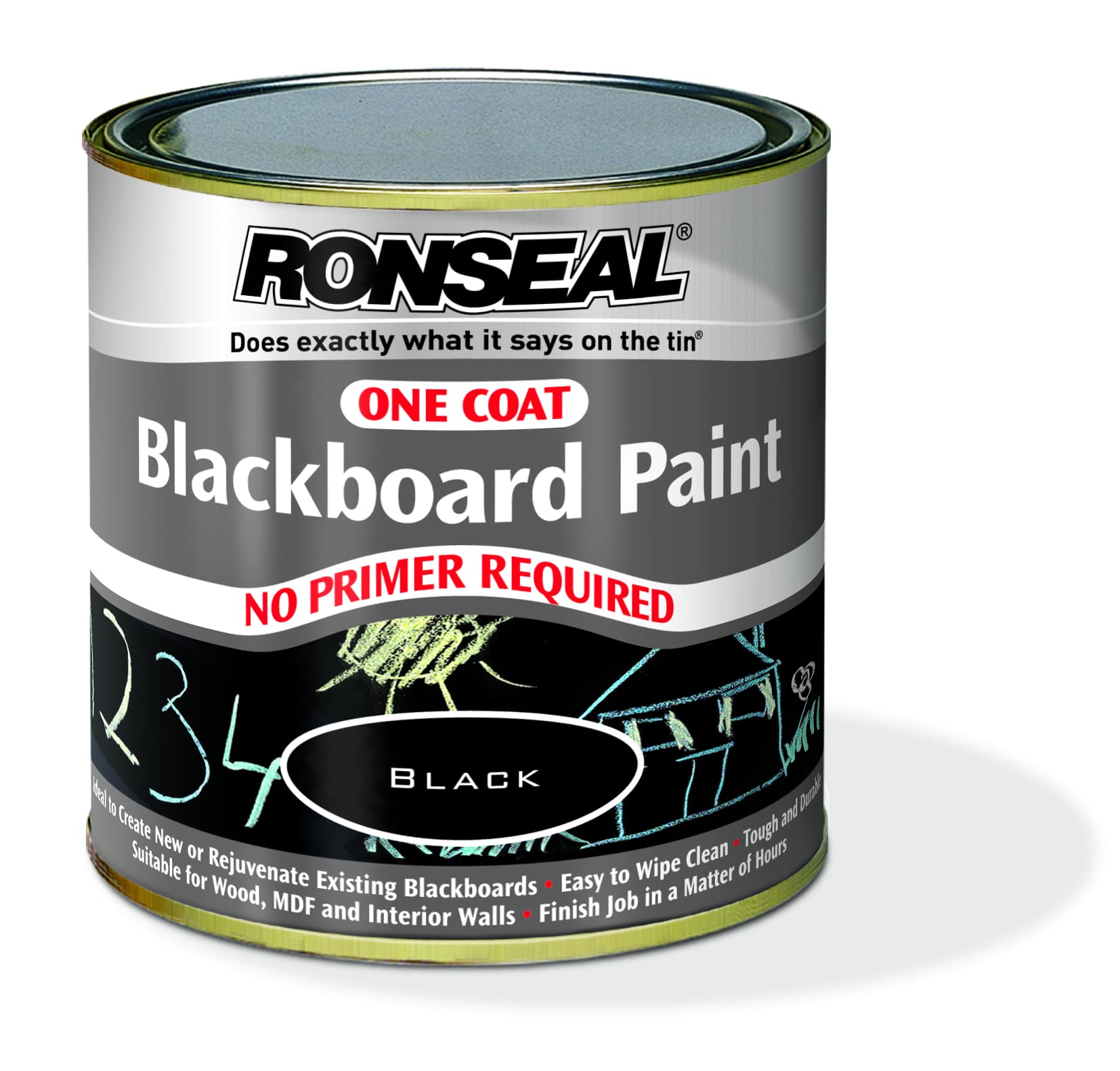 Ronseal OCBBP250 One Coat Blackboard Paint 250ml