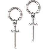 Sacina Gothic Sword Earrings, Dagger Knife Earrings, Halloween Earrings, Christmas New Year Jewelry Gift For Women