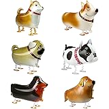 Amazon Com Grinde No Pet Dog Balloons Walking Animal Balloon Air Walkers Kids Birthday Party Decor 6 Different Kinds Of Dogs Toys Games