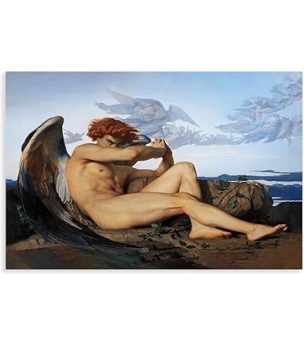 Amazon.com: Top Canvas Fallen Angel 1868 by Alexandre Cabanel